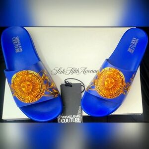 Mens versace jeans couture slides